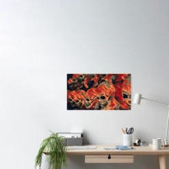 The Horror Dome Skull Poster -The Horror Dome Store skull poster 29931462230064