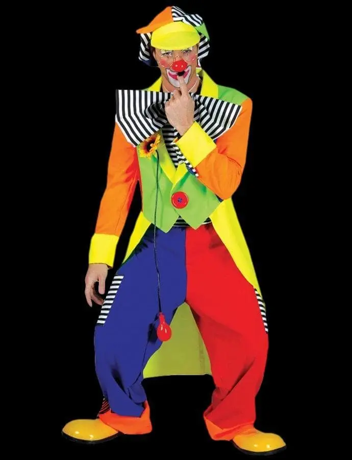 Morris "Spanky Stripes Clown" Costume (Adult L) 3 Morris "Spanky Stripes Clown" Costume (Adult L)