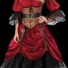 Morris "Swashbucklin Scarlet" Costume 2 Morris "Swashbucklin Scarlet" Costume -The Horror Dome Store swashbucklin scarlet women s halloween costume 14920277950512