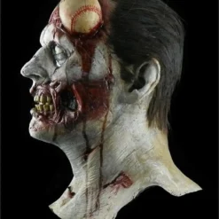 The Horror Dome "The Baseball Zombie" HD Studios Pro Mask -The Horror Dome Store the baseball zombie hd studios pro halloween mask 8721634113
