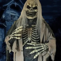 The Horror Dome Skeletal Remains HD Studios Pro Costume -The Horror Dome Store tomb raider skeleton hd studios pro halloween costume 7249815306288