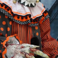 The Horror Dome "Two Faced Jester" HD Studios Costume -The Horror Dome Store two faced jester hd studios halloween costume 28885619408944