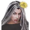 Morris "Vampiress - Two-Toned" Halloween Wig 2 Morris "Vampiress - Two-Toned" Halloween Wig -The Horror Dome Store vampiress two toned halloween wig 8179672641