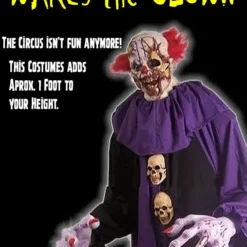 The Horror Dome "Wares The Clown" HD Studios Costume -The Horror Dome Store wares the clown hd studios night terror halloween costume 14335151439920