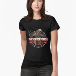 The Horror Dome Women's HorrorDome Logo Fitted T-Shirt