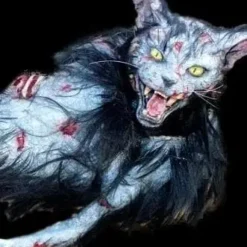 The Horror Dome "Zombie Cat" HD Studios Halloween Puppet Prop